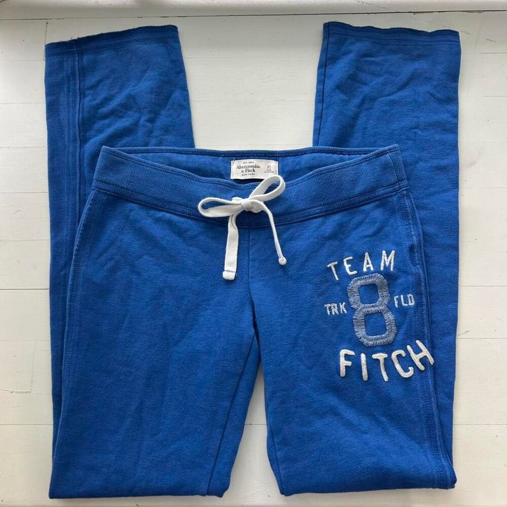 Y2K Abercrombie & Fitch blue Low Rise Sweatpants Size XS